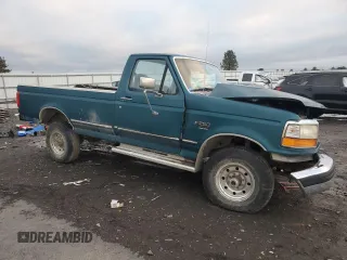1996 Ford F-250 with VIN 2FTHF26F1TCA35894, listed as a Copart auction lot 41414045 with 275,032 mi miles and Salvage Title. Bid and sale history available at carsss.com. Image 4.
