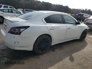 2014 Nissan Maxima SV with VIN 1N4AA5AP7EC440092, listed as a Copart auction lot 46334565 with 167,669 mi miles and Salvage Title. Bid and sale history available at DreamBid. Image 3.