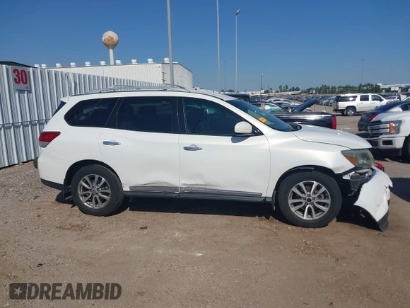 2014 Nissan Pathfinder SL with VIN 5N1AR2MN3EC700348, listed as a IAAI auction lot 41974897 with 119,654 mi miles and . Bid and sale history available at DreamBid. Image 13.