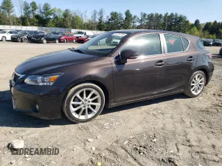2012 Lexus CT CT 200h with VIN JTHKD5BH6C2096446, listed as a Copart auction lot 55121715 with 184,473 mi miles and Clean Title. Bid and sale history available at carsss.com. Image 1.