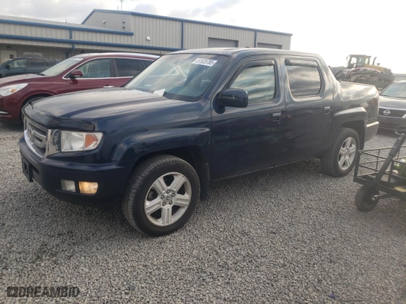 2010 Honda Ridgeline RTL with VIN 5FPYK1F54AB007811, listed as a Copart auction lot 51525785 with 154,922 mi miles and Salvage Title. Bid and sale history available at carsss.com. Image 1.