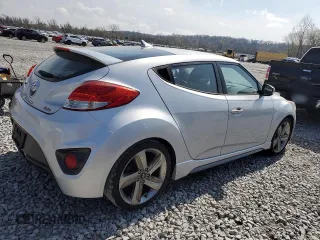 2013 Hyundai Veloster Turbo w/Black Int with VIN KMHTC6AE1DU138352, listed as a Copart auction lot 51523805 with 142,959 mi miles and Clean Title. Bid and sale history available at carsss.com. Image 3.