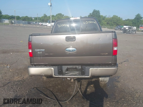 2006 Ford F-150 XLT with VIN 1FTPW14V36FB63577, listed as a IAAI auction lot 42564105 with 196,191 mi miles and . Bid and sale history available at DreamBid. Image 16.