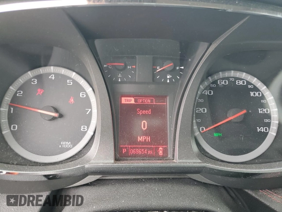 2013 GMC Terrain Denali z VIN 2GKALYEK1D6430772, wystawiony jako Copart lot #49146955 z przebiegiem 69 654 mil mil oraz Szkoda całkowita • Salvage title. Historia ofert i sprzedaży dostępna na DreamBid. Obrazek 9.