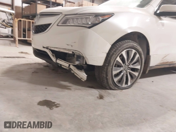 2014 Acura MDX Tech Pkg with VIN 5FRYD4H43EB042952, listed as a IAAI auction lot 41394833 with 85,329 mi miles. Bid and sale history available at carsss.com. Image 6.