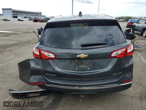 2021 Chevrolet Equinox LT z VIN 3GNAXUEV9ML371279, wystawiony jako Copart lot #55960005 z przebiegiem 54 110 mil mil oraz Szkoda całkowita • Salvage title. Historia ofert i sprzedaży dostępna na DreamBid. Obrazek 6.