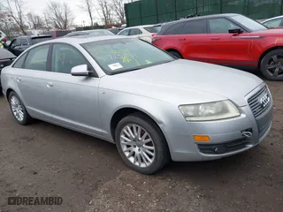 2007 Audi A6 3.2L with VIN WAUDH74F87N011226, listed as a IAAI auction lot 41725991 with 999,999 mi miles. Bid and sale history available at carsss.com. Image 1.