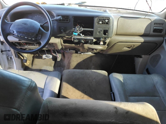 2001 Ford F-250 XL with VIN 3FTNW21F91MA38487, listed as a Copart auction lot 81172274 with 74,949 mi miles and Salvage title. Bid and sale history available at DreamBid. Image 8.