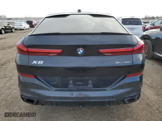 2024 BMW X6 xDrive40i with VIN 5UX33EX02R9V54848, listed as a Copart auction lot 46439645 with 9,427 mi miles and Clean Title. Bid and sale history available at carsss.com. Image 6.