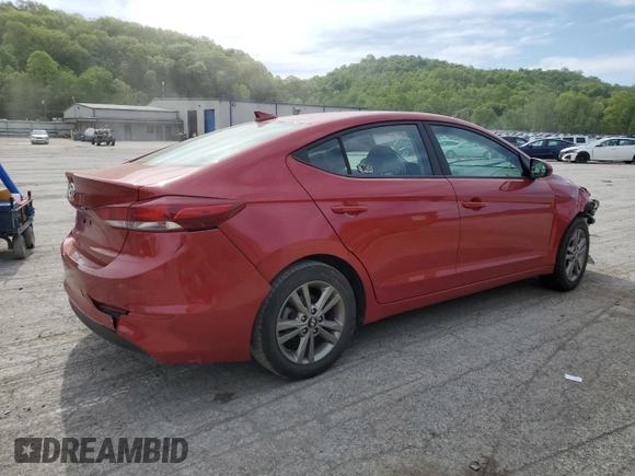 2018 Hyundai Elantra SEL z VIN 5NPD84LF7JH373008, wystawiony jako Copart lot #56571155 z przebiegiem 66 448 mil mil oraz Szkoda całkowita • Salvage title. Historia ofert i sprzedaży dostępna na DreamBid. Obrazek 3.