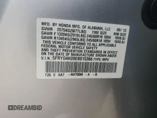 2014 Acura MDX z VIN 5FRYD4H20EB015366, wystawiony jako Copart lot #45592405 z przebiegiem 156 644 mil mil oraz Szkoda całkowita • Salvage title. Historia ofert i sprzedaży dostępna na DreamBid. Obrazek 15.
