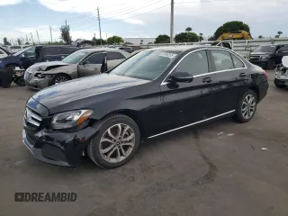 2017 Mercedes-Benz C 300 with VIN 55SWF4JB1HU233784, listed as a Copart auction lot 62966235 with 110,834 mi miles and Clean title. Bid and sale history available at DreamBid. Image 1.