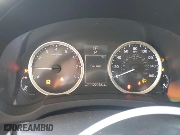 2016 Lexus IS 200t z VIN JTHBA1D28G5016577, wystawiony jako Copart lot #52045345 z przebiegiem 122 978 mil mil oraz Szkoda całkowita • Salvage title. Historia ofert i sprzedaży dostępna na DreamBid. Obrazek 9.