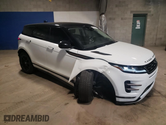 2024 Land Rover Range Rover Evoque Dynamic SE z VIN SALZL2FX5RH239324, wystawiony jako Copart lot #65816574 z przebiegiem 5 393 mil mil oraz Szkoda całkowita • Salvage title. Historia ofert i sprzedaży dostępna na DreamBid. Obrazek 4.