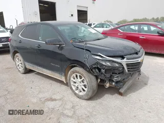 2024 Chevrolet Equinox LT with VIN 3GNAXUEG9RL244296, listed as a IAAI auction lot 42124390 with 36,135 mi miles and . Bid and sale history available at DreamBid. Image 1.