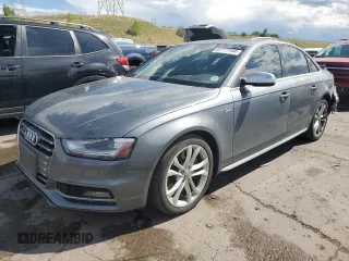 2014 Audi S4 Premium Plus with VIN WAUBGAFL5EA027253, listed as a Copart auction lot 67777144 with 44,294 mi miles and Salvage Title. Bid and sale history available at carsss.com. Image 1.
