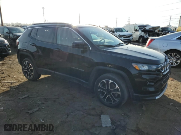 2022 Jeep Compass High Altitude with VIN 3C4NJDCBXNT197647, listed as a Copart auction lot 49321385 with 22,866 mi miles and Clean Title. Bid and sale history available at DreamBid. Image 4.