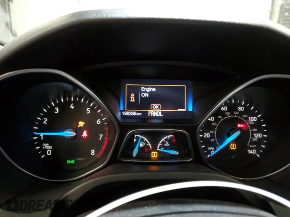 2015 Ford Focus SE with VIN 1FADP3F20FL205273, listed as a Copart auction lot 58627814 with 198,266 mi miles and Salvage title. Bid and sale history available at DreamBid. Image 9.