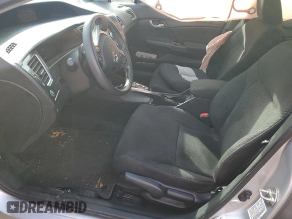 2013 Honda Civic LX с VIN 19XFB2F56DE015280, выставлен на аукционе Copart как лот 79644193 с пробегом 57 161 миль миль и Списание • Salvage title. История ставок и продаж доступна на DreamBid. Изображение 7.