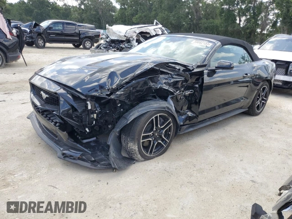 2022 Ford Mustang GT Premium with VIN 1FATP8FF4N5115171, listed as a Copart auction lot 59082155 with 12,475 mi miles and Salvage title. Bid and sale history available at DreamBid. Image 1.