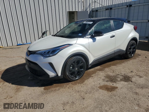 2021 Toyota C-HR LE with VIN JTNKHMBX7M1109148, listed as a Copart auction lot 47731025 with 19,904 mi miles and Clean Title. Bid and sale history available at DreamBid. Image 1.
