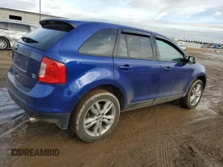 2013 Ford Edge SEL with VIN 2FMDK4JC6DBE27078, listed as a Copart auction lot 46593035 with 64,526 mi miles and Salvage Title. Bid and sale history available at carsss.com. Image 3.