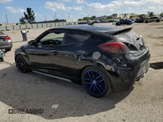 2016 Hyundai Veloster Turbo with VIN KMHTC6AE7GU279107, listed as a Copart auction lot 77386233 with 105,872 mi miles. Bid and sale history available at carsss.com. Image 2.