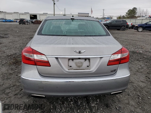 2012 Hyundai Genesis 5.0L R-Spec with VIN KMHGC4DH0CU192428, listed as a Copart auction lot 43218705 with 163,503 mi miles and Salvage Title. Bid and sale history available at carsss.com. Image 6.