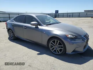 2015 Lexus IS 250 with VIN JTHBF1D25F5051478, listed as a Copart auction lot 57087175 with 105,255 mi miles and Salvage title. Bid and sale history available at DreamBid. Image 4.