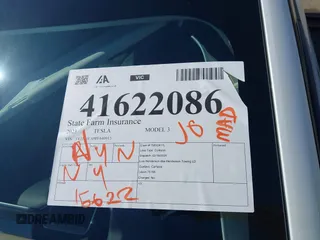 2023 Tesla Model 3 with VIN 5YJ3E1EA9PF640015, listed as a IAAI auction lot 41622086 with 15,622 mi miles and . Bid and sale history available at carsss.com. Image 19.