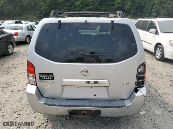 2006 Nissan Pathfinder SE with VIN 5N1AR18W66C654416, listed as a Copart auction lot 66251814 with 120,117 mi miles and Clean Title. Bid and sale history available at carsss.com. Image 6.