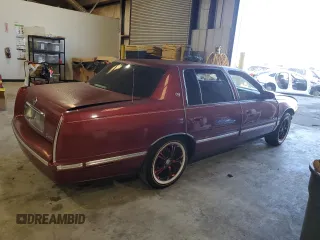 1998 Cadillac DeVille with VIN 1G6KD54YXWU719609, listed as a Copart auction lot 83112704 with 154,627 mi miles and Salvage Title. Bid and sale history available at carsss.com. Image 3.