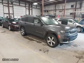 2021 Jeep Grand Cherokee L Limited with VIN 1C4RJKBGXM8139926, listed as a IAAI auction lot 41655764 with 51,587 mi miles. Bid and sale history available at carsss.com. Image 1.