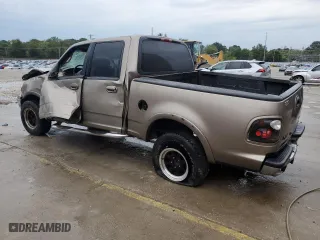 2001 Ford F-150 SuperCrew XLT with VIN 1FTRW08L81KA24265, listed as a Copart auction lot 72273344 with 0 mi miles and Non Repairable. Bid and sale history available at carsss.com. Image 2.