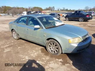 2002 Audi A6 3.0L with VIN WAULT64B42N036392, listed as a IAAI auction lot 41622703 with 145,737 mi miles. Bid and sale history available at carsss.com. Image 1.