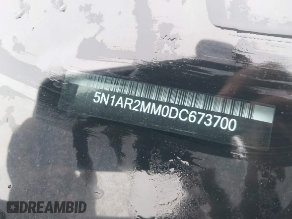 2013 Nissan Pathfinder Platinum с VIN 5N1AR2MM0DC673700, выставлен на аукционе IAAI как лот 41984340 с пробегом 148 815 миль миль и . История ставок и продаж доступна на DreamBid. Изображение 12.