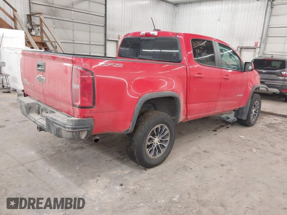 2018 Chevrolet Colorado 4WD ZR2 with VIN 1GCGTEEN6J1154778, listed as a IAAI auction lot 41191488 with 93,560 mi miles. Bid and sale history available at carsss.com. Image 4.