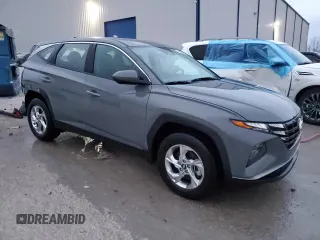 2024 Hyundai Tucson SE with VIN 5NMJACDE7RH432669, listed as a Copart auction lot 46528275 with 9,554 mi miles and Salvage Title. Bid and sale history available at carsss.com. Image 4.
