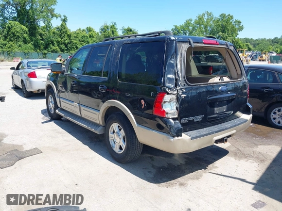 2006 Ford Expedition Eddie Bauer z VIN 1FMPU17596LB00921, wystawiony jako IAAI lot #42388660 z przebiegiem Nie podano mil oraz . Historia ofert i sprzedaży dostępna na DreamBid. Obrazek 3.