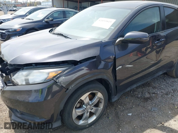 2017 Honda HR-V EX with VIN 3CZRU5H59HM721560, listed as a IAAI auction lot 42055815 with 30,749 mi miles and . Bid and sale history available at carsss.com. Image 17.