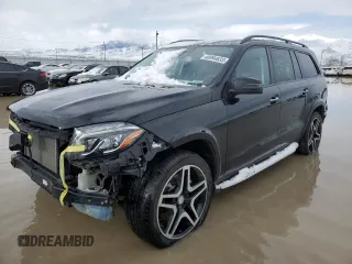2017 Mercedes-Benz GLS with VIN 4JGDF7DE3HA899243, listed as a Copart auction lot 46994633 with 61,894 mi miles. Bid and sale history available at carsss.com. Image 1.