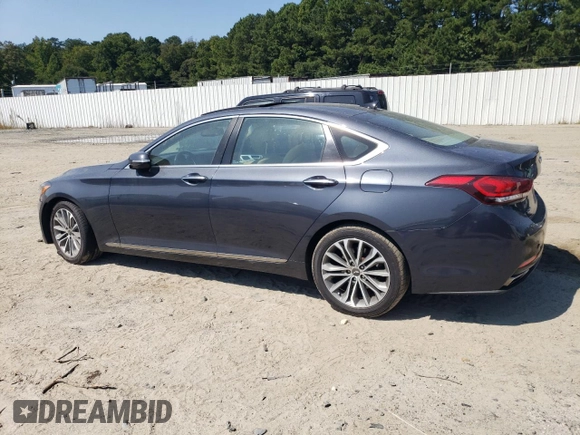 2017 Genesis G80 3.8L with VIN KMHGN4JE7HU176674, listed as a Copart auction lot 70269214 with 74,679 mi miles and Salvage Title. Bid and sale history available at carsss.com. Image 2.