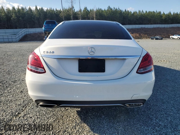2016 Mercedes-Benz C 300 with VIN WDDWF4JBXGR160348, listed as a Copart auction lot 49208705 with 118,950 mi miles and Salvage Title. Bid and sale history available at carsss.com. Image 6.