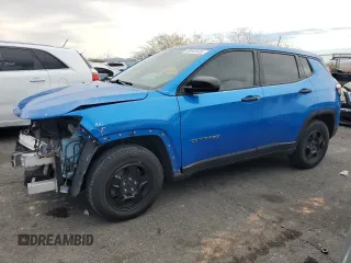 2021 Jeep Compass Sport с VIN 3C4NJCAB5MT514293, выставлен на аукционе Copart как лот 49842615 с пробегом 36 136 миль миль и Списание • Salvage title. История ставок и продаж доступна на DreamBid. Изображение 1.