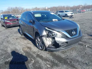2015 Nissan Murano Platinum with VIN 5N1AZ2MH0FN216024, listed as a IAAI auction lot 41163421 with 263,314 mi miles and . Bid and sale history available at DreamBid. Image 1.