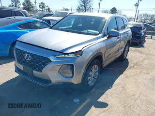 2020 Hyundai Santa Fe Essential with VIN 5NMS2CAD2LH285861, listed as a IAAI auction lot 41663398 with 37,756 mi miles. Bid and sale history available at carsss.com. Image 2.