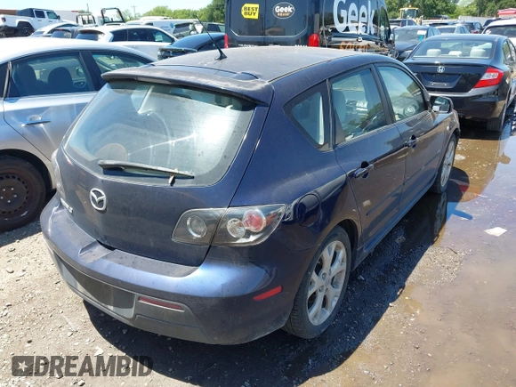 2009 Mazda Mazda3 s Touring with VIN JM1BK343091203101, listed as a IAAI auction lot 42036616 with 140,755 mi miles. Bid and sale history available at carsss.com. Image 4.