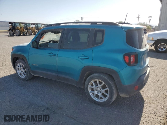 2020 Jeep Renegade Latitude z VIN ZACNJABB5LPL31806, wystawiony jako Copart lot #57179345 z przebiegiem 24 182 mil mil oraz Szkoda całkowita • Salvage title. Historia ofert i sprzedaży dostępna na DreamBid. Obrazek 2.