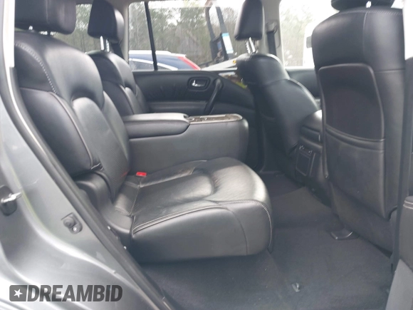 2017 Infiniti QX80 with VIN JN8AZ2NE1H9151466, listed as a IAAI auction lot 41813407 with 82,428 mi miles. Bid and sale history available at carsss.com. Image 8.