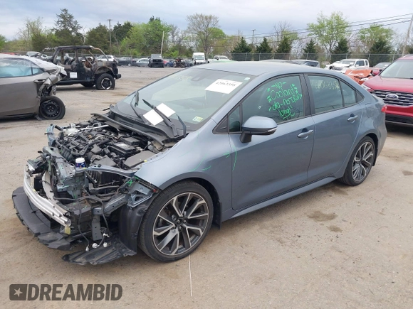 2020 Toyota Corolla SE with VIN 5YFS4RCE5LP056583, listed as a IAAI auction lot 42063358 with 58,027 mi miles and . Bid and sale history available at DreamBid. Image 17.